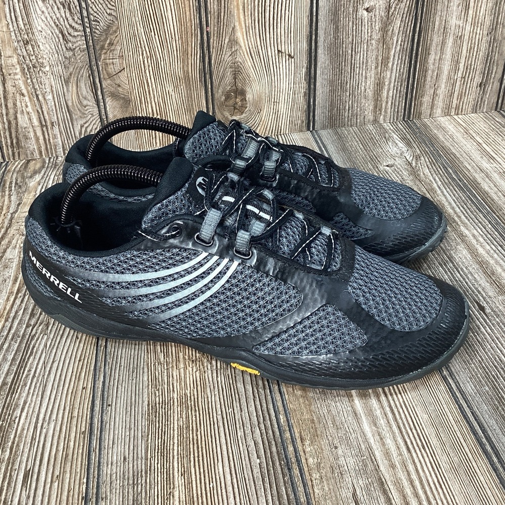 Merrell Pace Glove 3 Trail Running Women's 9.5 Black Barefoot Minimalist Shoes